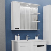 Dulap cu oglindă Bayro Positano 1000x750 L (123976) imaginea #4 — magazin online Desire.md