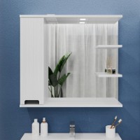 Dulap cu oglindă Bayro Positano 1000x750 L (123976)