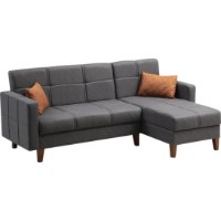 Canapea de colț Trendy Polya Dark Grey 216x130x86cm GTR007525 imaginea #7 — magazin online Desire.md