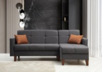 Canapea de colț Trendy Polya Dark Grey 216x130x86cm GTR007525 imaginea #2 — magazin online Desire.md