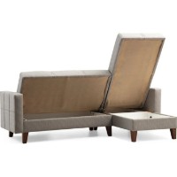 Canapea de colț Trendy Polya Light Grey 216x130x86cm GTR007522 imaginea #4 — magazin online Desire.md