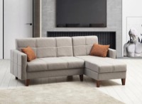 Canapea de colț Trendy Polya Light Grey 216x130x86cm GTR007522 imaginea #1 — magazin online Desire.md