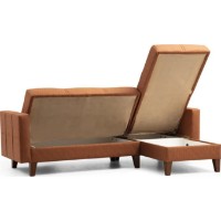 Canapea de colț Trendy Polya Tile Red 216x130x86cm GTR007524 imaginea #8 — magazin online Desire.md