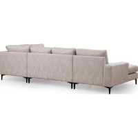 Canapea de colț Trendy Porto CHL-02-C-EOT Beige 314x200x90cm GTR003626 imaginea #4 — magazin online Desire.md