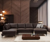 Угловой диван Trendy Porto EOT-C-02-CHL Brown 314x200x90cm GTR003631 фото №2 — интернет-магазин Desire.md