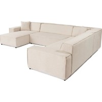 Угловой диван Trendy Puzzle Chl-02-C-2R Beige 343x262x72cm GTR003689 фото №7 — интернет-магазин Desire.md