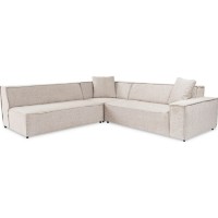 Угловой диван Trendy Puzzle O2-C-R2 Light Brown 265x240x70cm GTR003650 фото №7 — интернет-магазин Desire.md