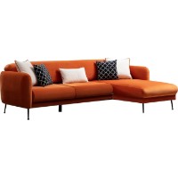 Угловой диван Trendy Sevilla L3+Chl Orange R 270x170x85cm GTR003393 фото №4 — интернет-магазин Desire.md