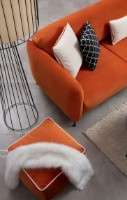 Угловой диван Trendy Sevilla L3+Chl Orange R 270x170x85cm GTR003393 фото №2 — интернет-магазин Desire.md