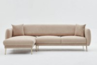 Угловой диван Trendy Simena Beige L 266x133x80cm GTR003371 фото №8 — интернет-магазин Desire.md