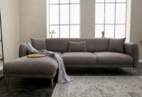Угловой диван Trendy Simena Grey L 266x133x80cm GTR003373