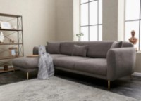 Угловой диван Trendy Simena Grey L 266x133x80cm GTR003373 фото №2 — интернет-магазин Desire.md