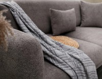 Угловой диван Trendy Simena Grey L 266x133x80cm GTR003373 фото №4 — интернет-магазин Desire.md