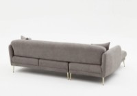 Угловой диван Trendy Simena Grey L 266x133x80cm GTR003373 фото №5 — интернет-магазин Desire.md