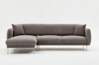 Угловой диван Trendy Simena Grey L 266x133x80cm GTR003373 фото №7 — интернет-магазин Desire.md