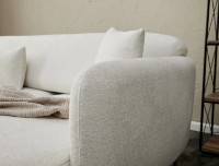 Угловой диван Trendy Simena Cream L 266x133x80cm GTR003372 фото №3 — интернет-магазин Desire.md