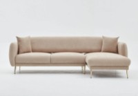 Угловой диван Trendy Simena Beige R 266x133x80cm GTR003425 фото №7 — интернет-магазин Desire.md