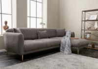 Угловой диван Trendy Simena Grey R 266x133x80cm GTR003427 фото №2 — интернет-магазин Desire.md