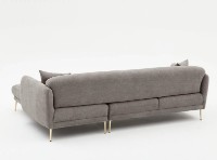 Угловой диван Trendy Simena Grey R 266x133x80cm GTR003427 фото №5 — интернет-магазин Desire.md