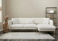 Угловой диван Trendy Simena Cream R 266x133x80cm GTR003426