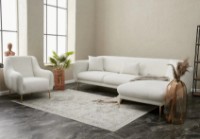 Угловой диван Trendy Simena Cream R 266x133x80cm GTR003426 фото №2 — интернет-магазин Desire.md