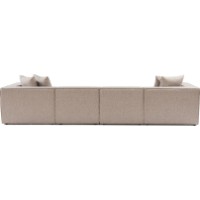 Canapea de colț Trendy Sora L1-O1-O1-1R-POUFFE Beige Sand 350x190x65cm GTR003613 imaginea #6 — magazin online Desire.md