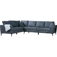 Угловой диван Trendy Tempo 3+3R Dark Grey L 300x230x90cm GTR003466 фото №4 — интернет-магазин Desire.md