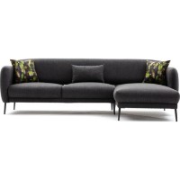 Угловой диван Trendy Venus Anthracit R 266x133x80cm GTR003428 фото №6 — интернет-магазин Desire.md