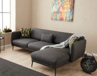 Угловой диван Trendy Venus Anthracit R 266x133x80cm GTR003428 фото №2 — интернет-магазин Desire.md