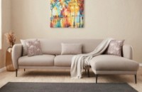 Угловой диван Trendy Venus Cream R 266x133x80cm GTR003429