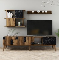Living Trendy Madrid Walnut/Black Marble GTR000175
