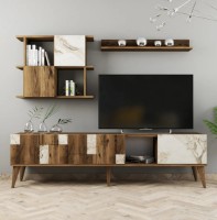 Living Trendy Madrid Walnut/White Marble GTR000176