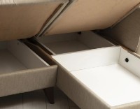 Угловой диван Trendy Zaden Beige 218x130x86cm GTR007526 фото №3 — интернет-магазин Desire.md