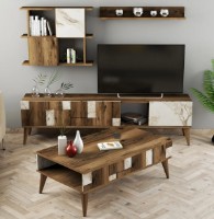 Living Trendy Madrid Walnut/White Marble GTR001284