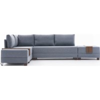 Угловой диван Trendy Zboara Blue L 280x210x70cm GTR003364 фото №5 — интернет-магазин Desire.md