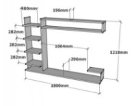 Гостиная Trendy Noble Sapphire Oak/Anthracit GTR006451 фото №2 — интернет-магазин Desire.md