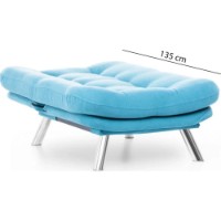 Fotoliu Trendy Misa Solo Turquoise 88x105x90cm GTR001989 imaginea #5 — magazin online Desire.md