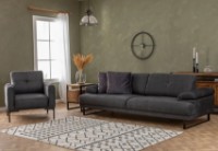 Fotoliu Trendy Mustang Anthracit 86x88x88cm GTR002035 imaginea #3 — magazin online Desire.md