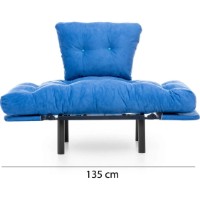 Fotoliu Trendy Nitta Single Blue 95x70x85cm GTR002079 imaginea #5 — magazin online Desire.md