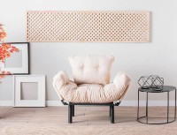 Кресло Trendy Nitta Single Cream 95x70x85cm GTR002080 фото №2 — интернет-магазин Desire.md