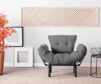 Кресло Trendy Nitta Single Grey 95x70x85cm GTR002081 фото №2 — интернет-магазин Desire.md