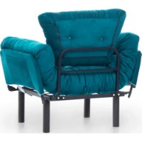 Кресло Trendy Nitta Single Petrol Green 95x70x85cm GTR002084 фото №4 — интернет-магазин Desire.md