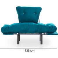 Кресло Trendy Nitta Single Petrol Green 95x70x85cm GTR002084 фото №5 — интернет-магазин Desire.md