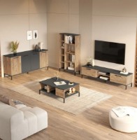 Living Trendy RL6-AA Oak/Anthracit GTR001326 imaginea #2 — magazin online Desire.md