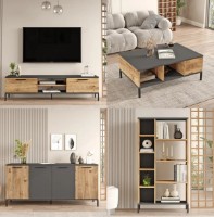 Living Trendy RL6-AA Oak/Anthracit GTR001326 imaginea #4 — magazin online Desire.md