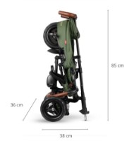 Bicicletă copii Qplay Rito Deluxe Olive Green imaginea #2 — magazin online Desire.md