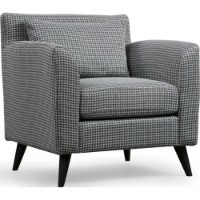 Fotoliu Trendy Nordic Modelat Black/White 75x82x83cm GTR002007 imaginea #3 — magazin online Desire.md