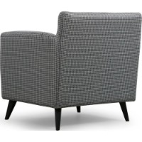 Fotoliu Trendy Nordic Modelat Black/White 75x82x83cm GTR002007 imaginea #5 — magazin online Desire.md