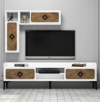 Living Trendy Samba White/Walnut/Black GTR000173