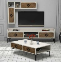 Гостиная Trendy Samba Cream/Walnut/Black GTR001289 фото №1 — интернет-магазин Desire.md
